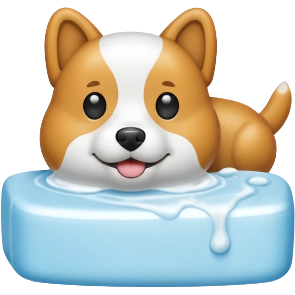 dog soap emoji