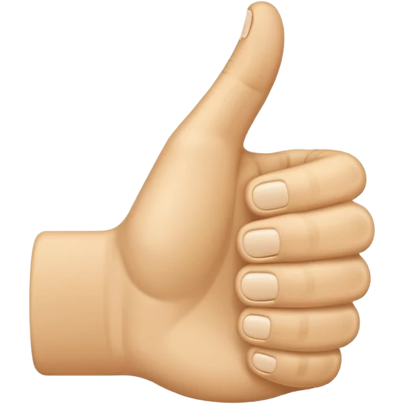 thumbs up hand emoji