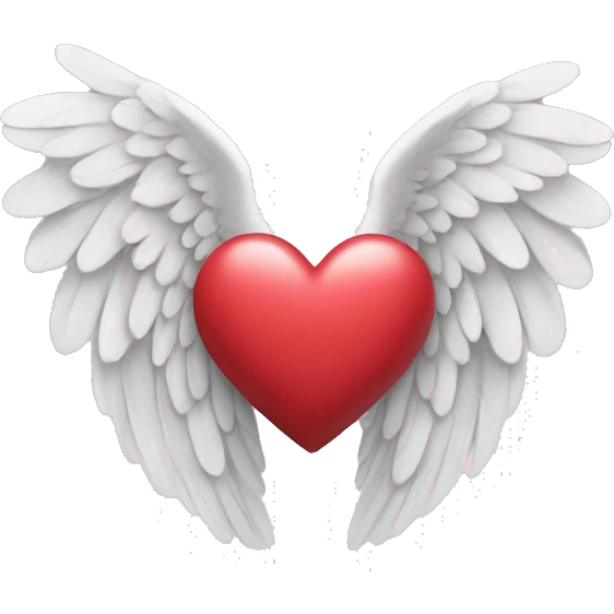 heart with angel wings emoji