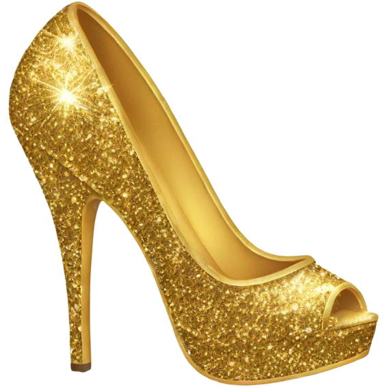 Very high glitter heels emoji