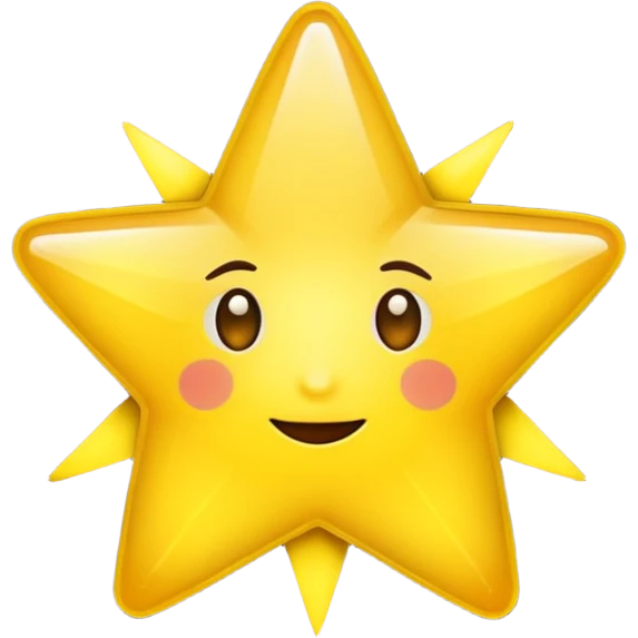star without face emoji