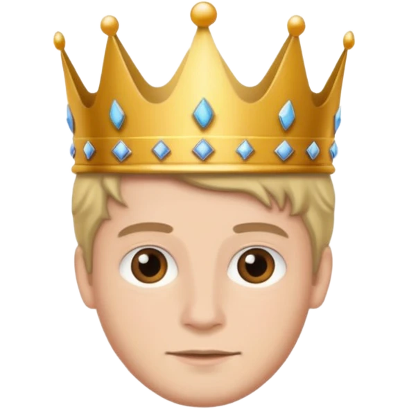 Harry prince  with crown,  emoji