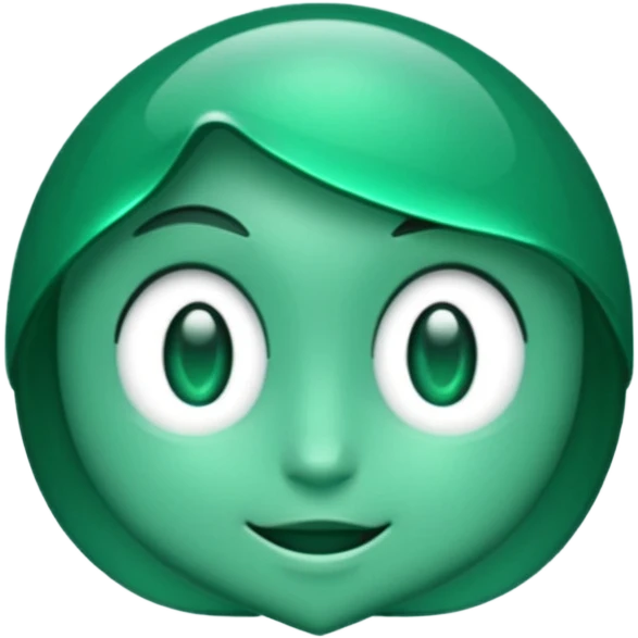 emerald cartoony emoji