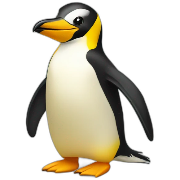 Yellow pinguin emoji