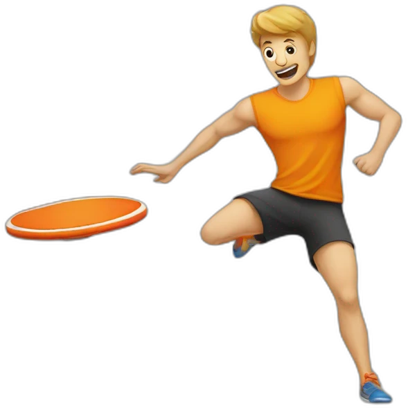 frisbee player emoji