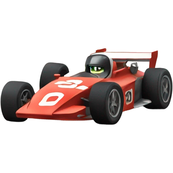 Car racing emoji