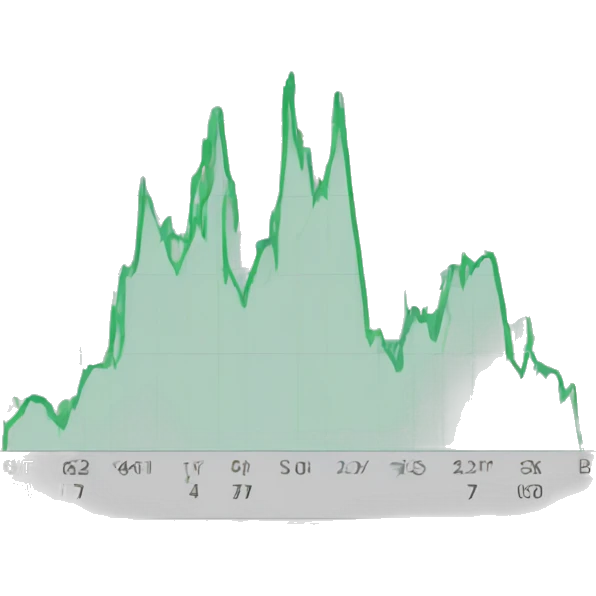 a stock graph going upwards with the stock name "Bayern-Sticker" below emoji