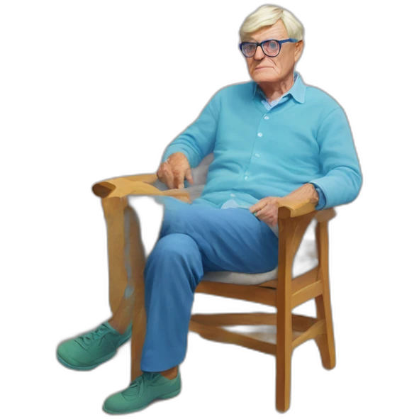 David Hockney painting emoji