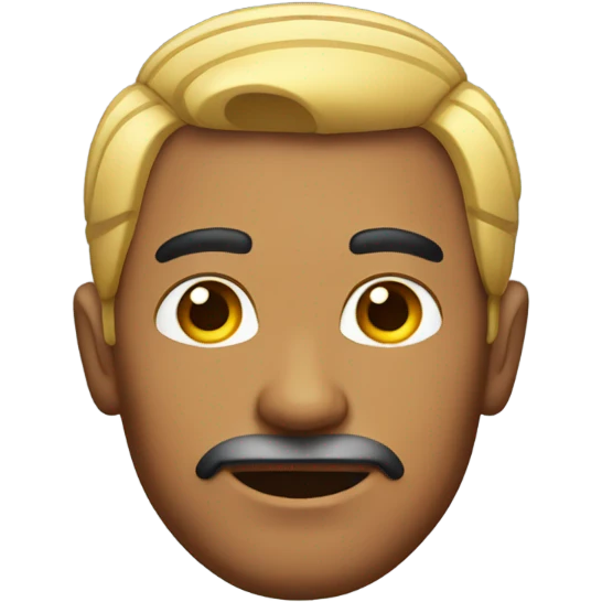 Mexican with slicked back hair emoji