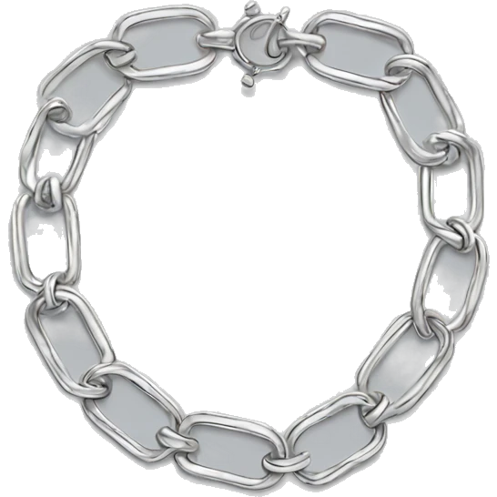 Silver bracelet emoji