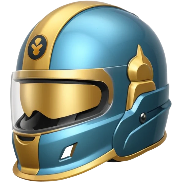  une casque avec un logo businness emoji