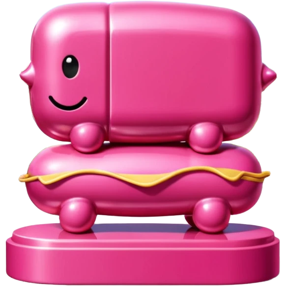  SPAM meat jeff koons style parisian sculpture arty landscape  emoji