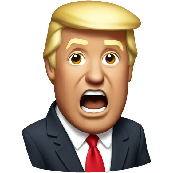 Trump singing emoji