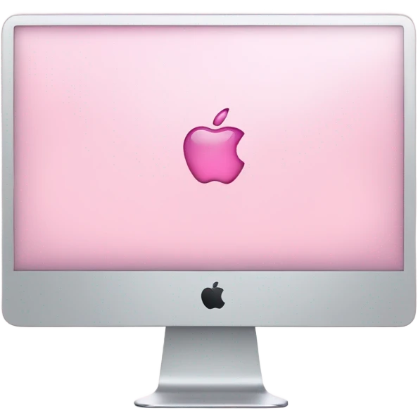 light pink apple imac  emoji