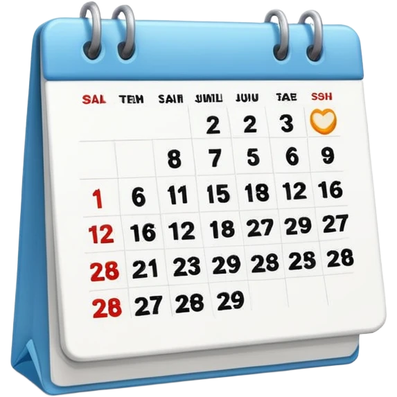 simple calendar  emoji