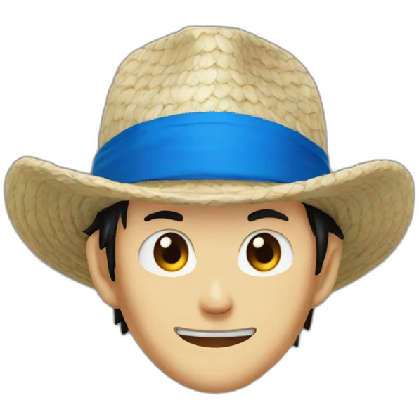 one piece ace hat emoji