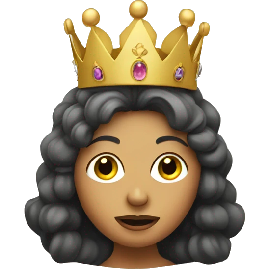A Potato princess with crown emoji