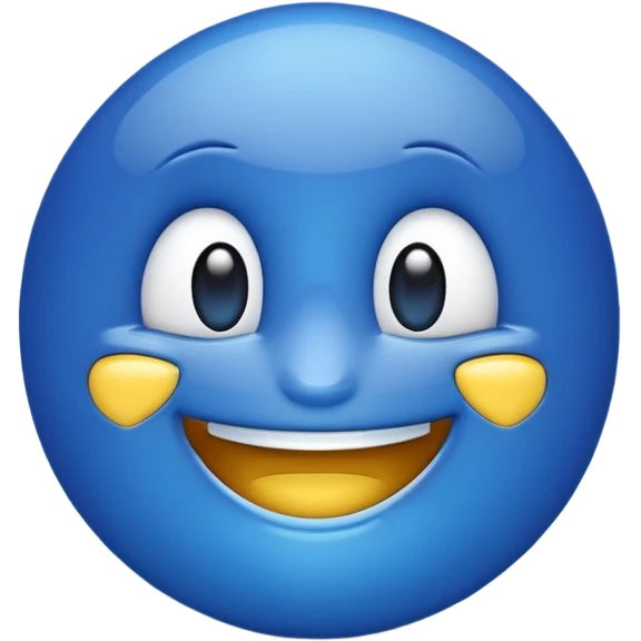 Like blue emoji 3D Facebook emoji