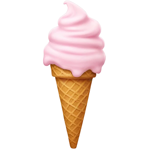 Light Pink Ice Cream emoji