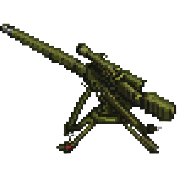Soviet anti-aircraft gun emoji