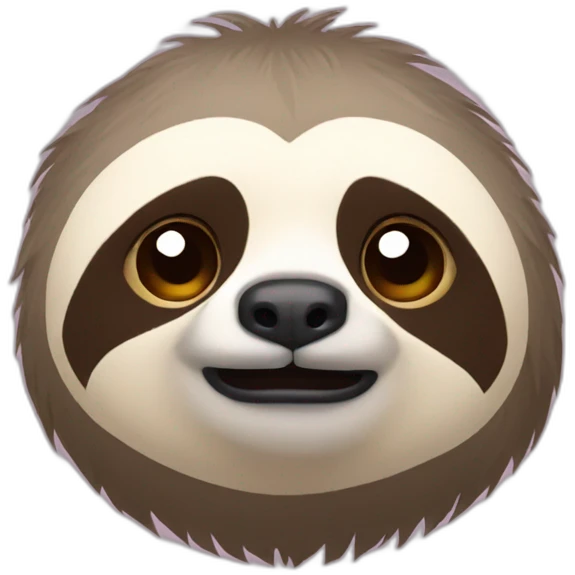 annoyed sloth emoji