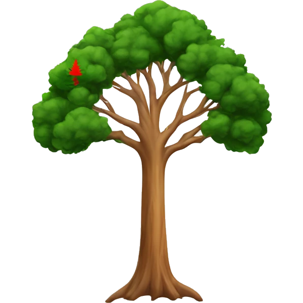 The cedar tree on the lebanese flag  emoji