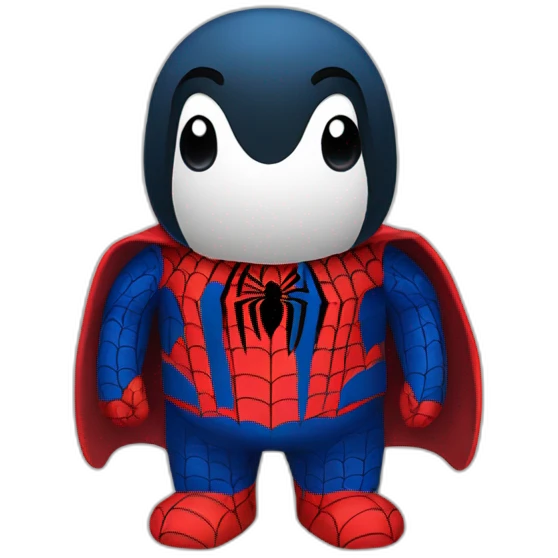 Spiderman Pinguin emoji