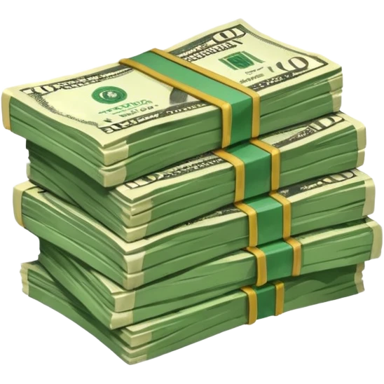 Falling value of the dollar emoji