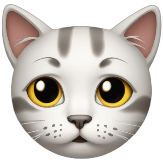 A crying cat emoji