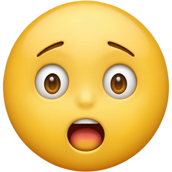 A shocked emoji emoji