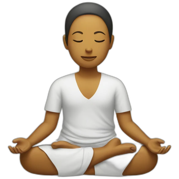 meditation calmness emoji