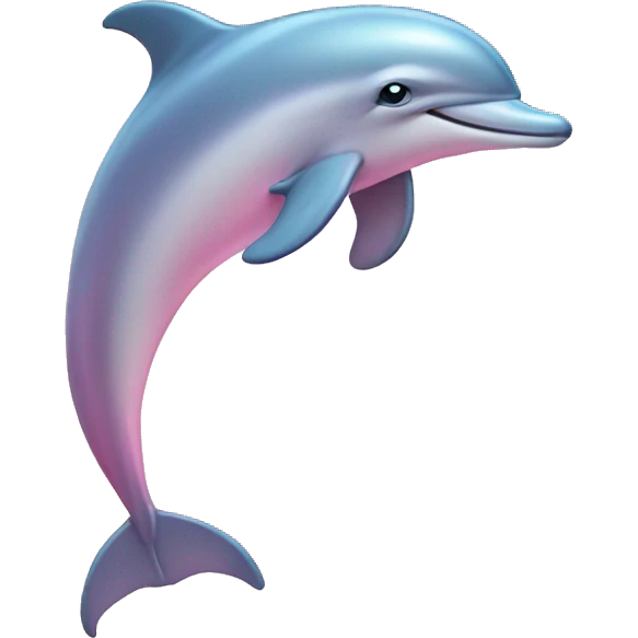 Pastel-pink-colors-dolphin emoji