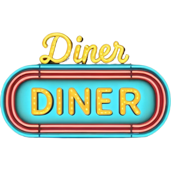 diner marquee sign emoji