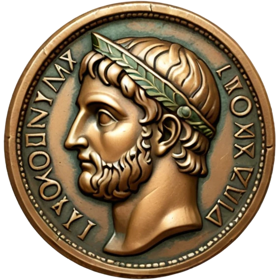 an old roman coin emoji