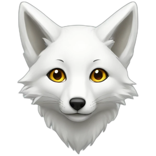 white fox emoji