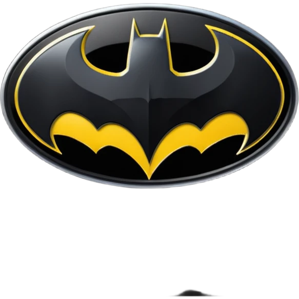 Make a emoji of batman logo emoji