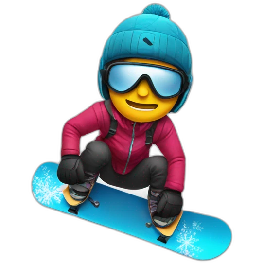BAD SNOWBOARDING emoji