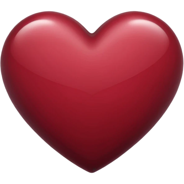 Maroon heart emoji
