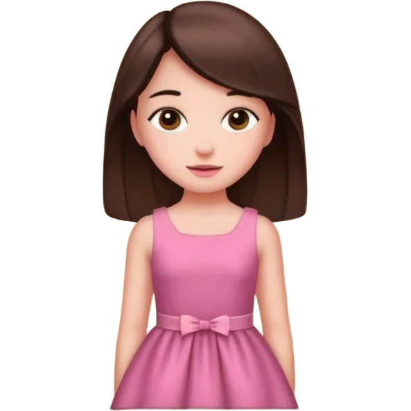 pink girly framed photo of a girl emoji