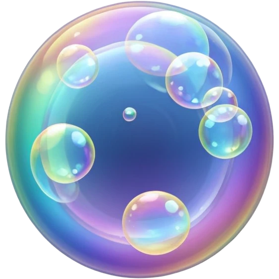 soap bubbles flowing emoji