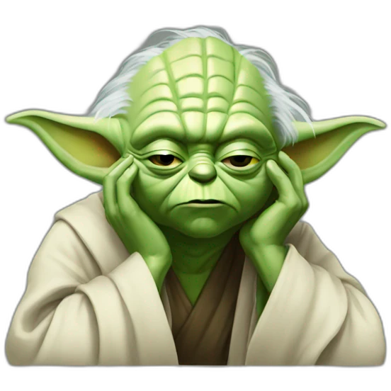 yoda facepalm emoji