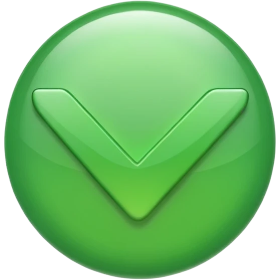 A green checkmark emoji