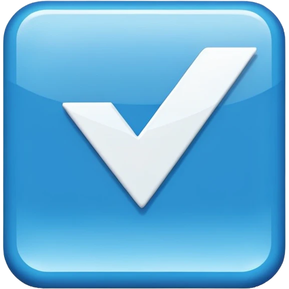 I want a blue background and a white checkmark inside it emoji which I will call the "Fake Roblox Verified Badge Emoji" and the blue background should be square and it should be the "🟦" emoji being the background emoji