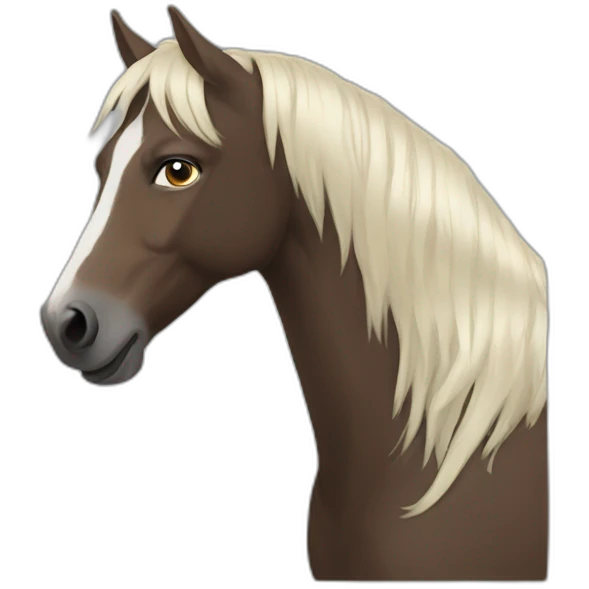 Cheval pleure emoji
