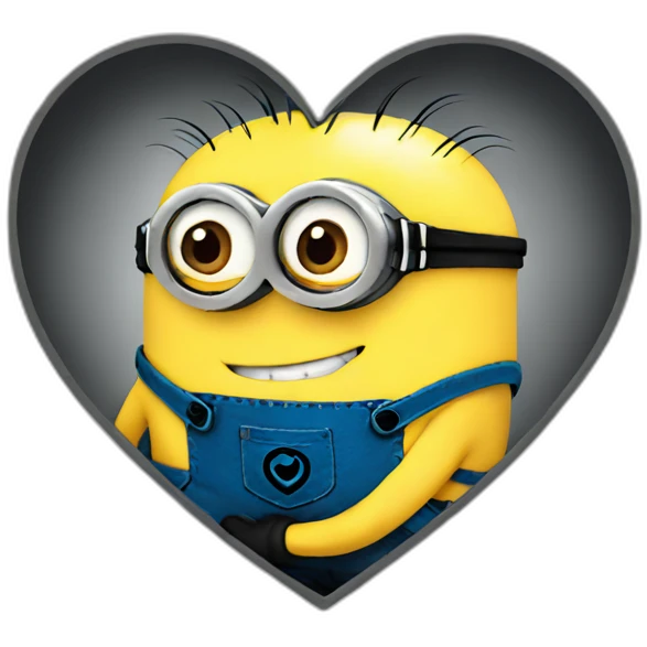 Minion heart emoji