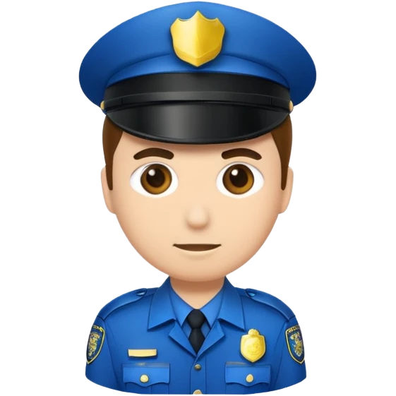 fancy police officer emoji