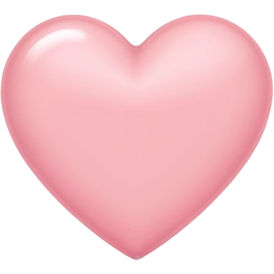 light pink heart emoji