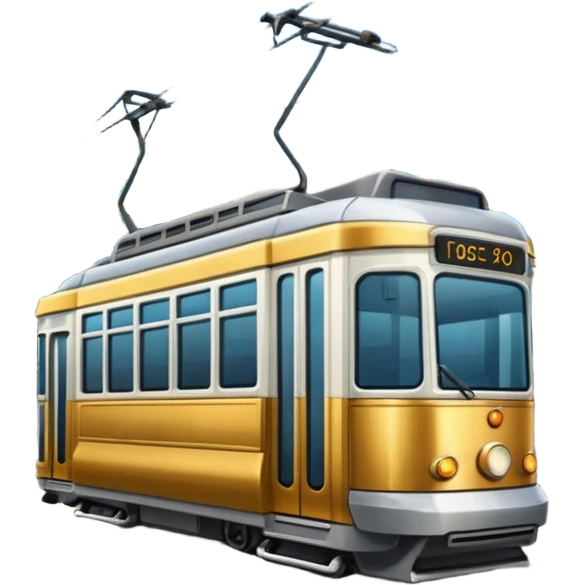 tram in city emoji