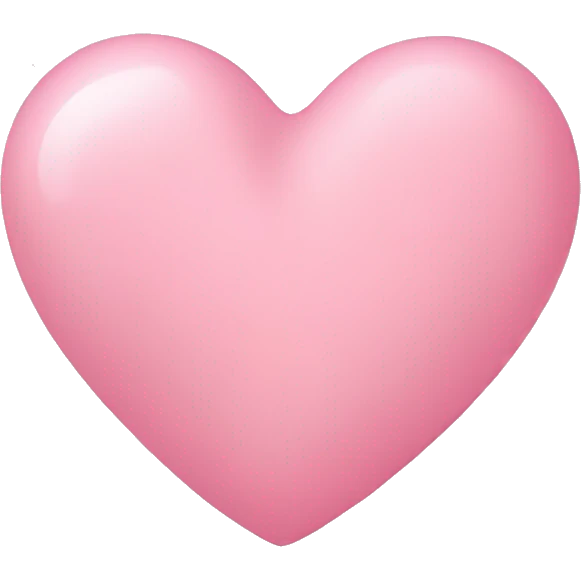 baby pink heart emoji