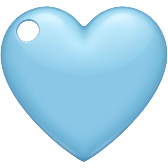 light-blue heart  emoji